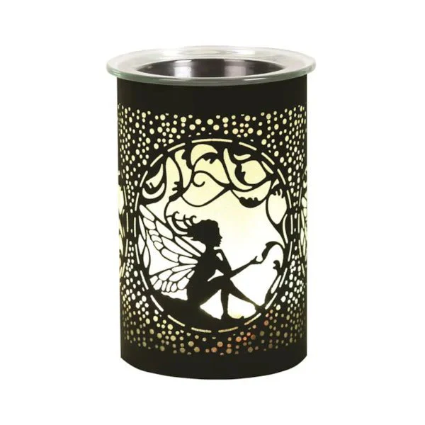 Fairy Wax Melt Burner with On/Off Switch – Black - Image 4