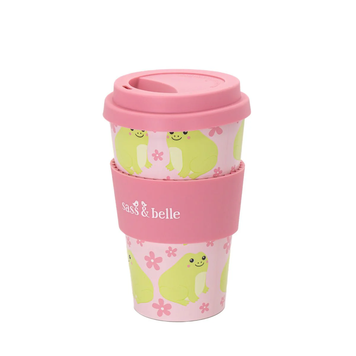 Sass and Belle Frog Travel Coffee Cup