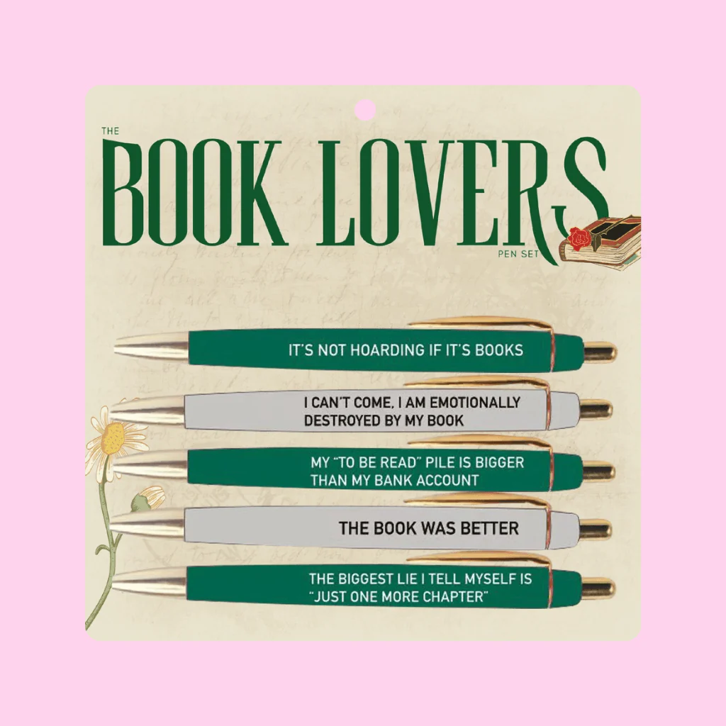 Fun Club Book Lovers Pen Set