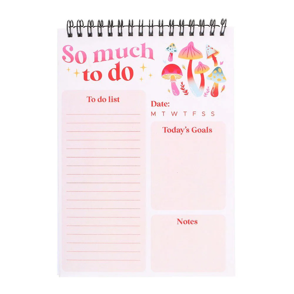 Funky Fungi Mushroom List Pad
