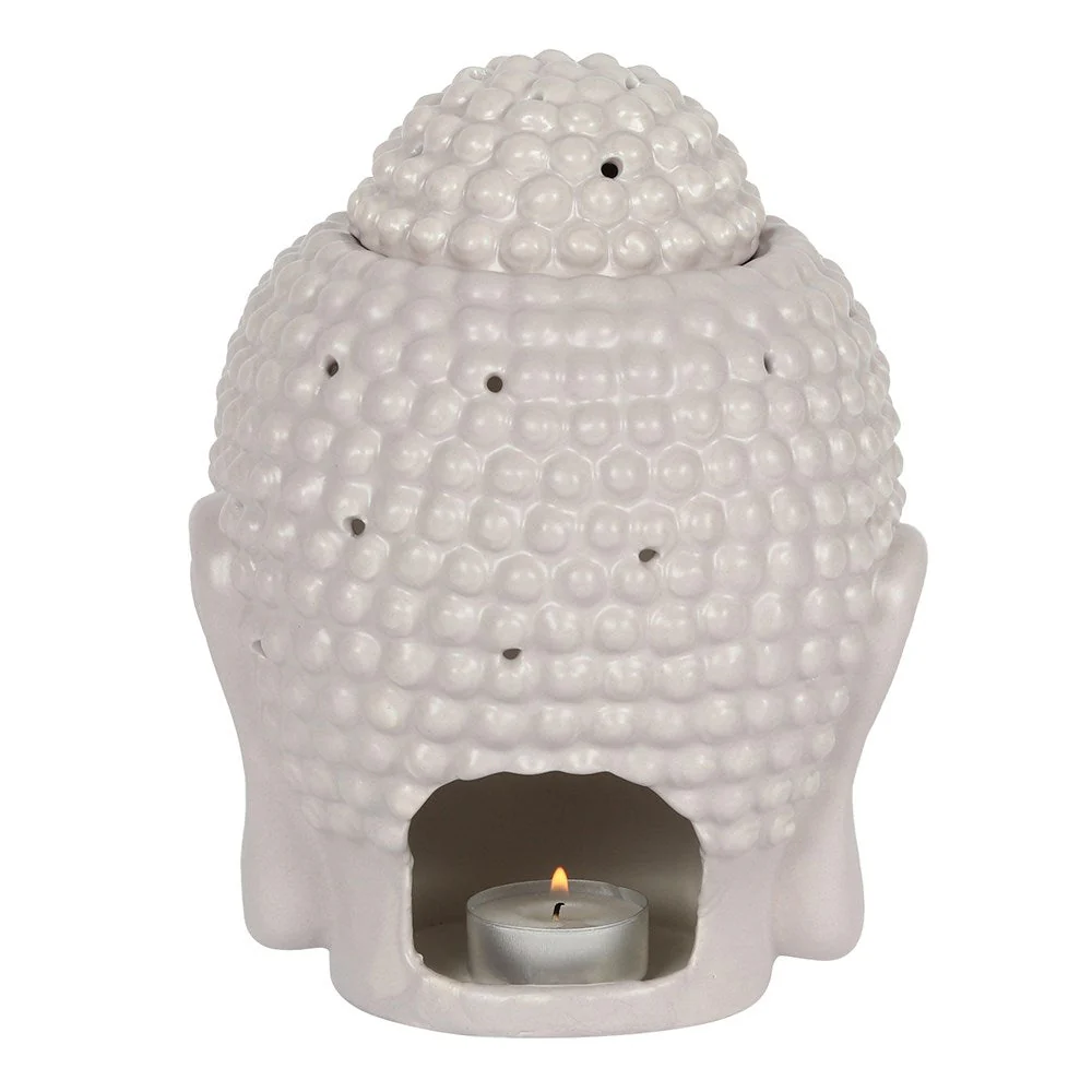 Giant Buddha Head Oil Burner - Grey - Image 4