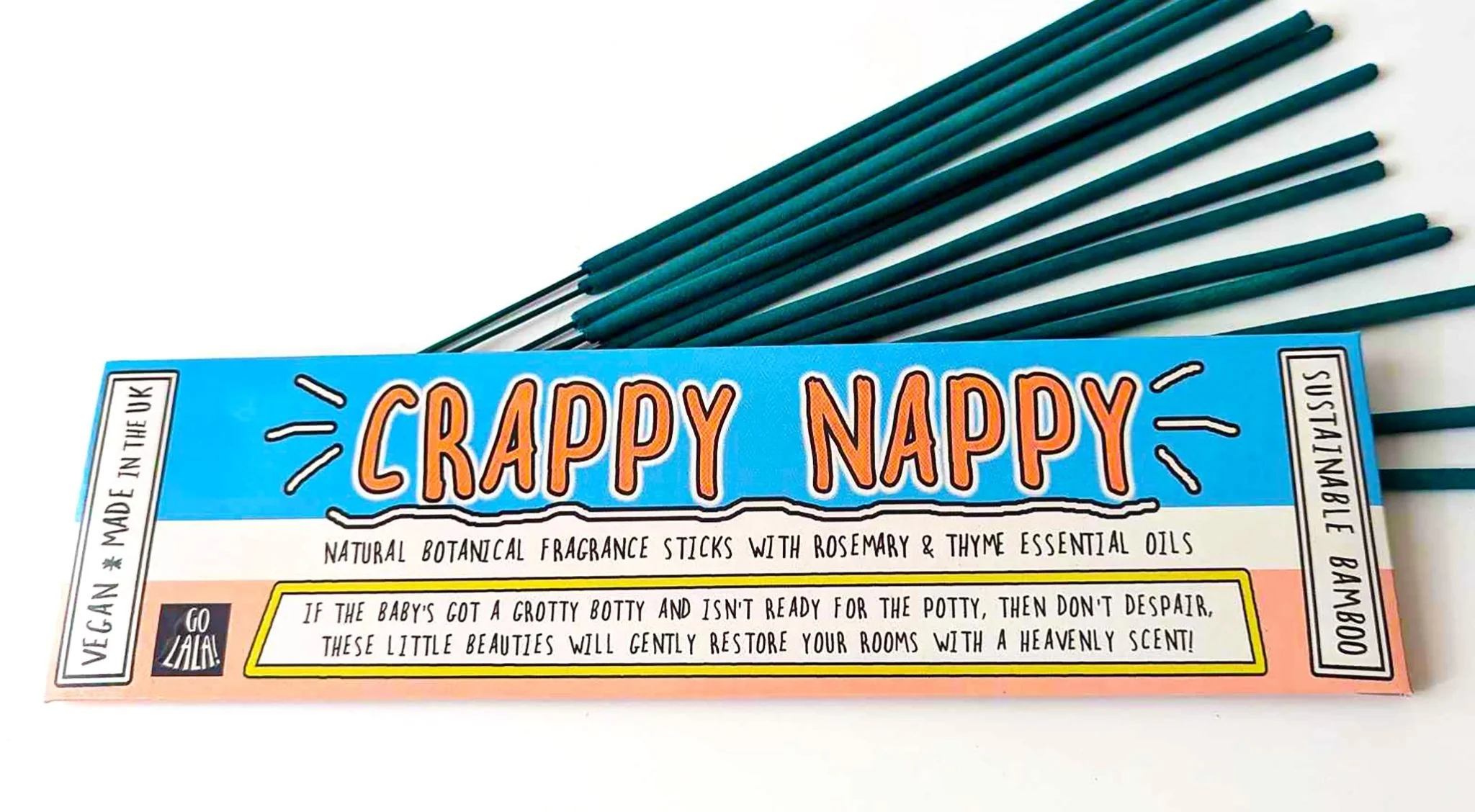 Go La La Crappy Nappy Incense Sticks - Image 2
