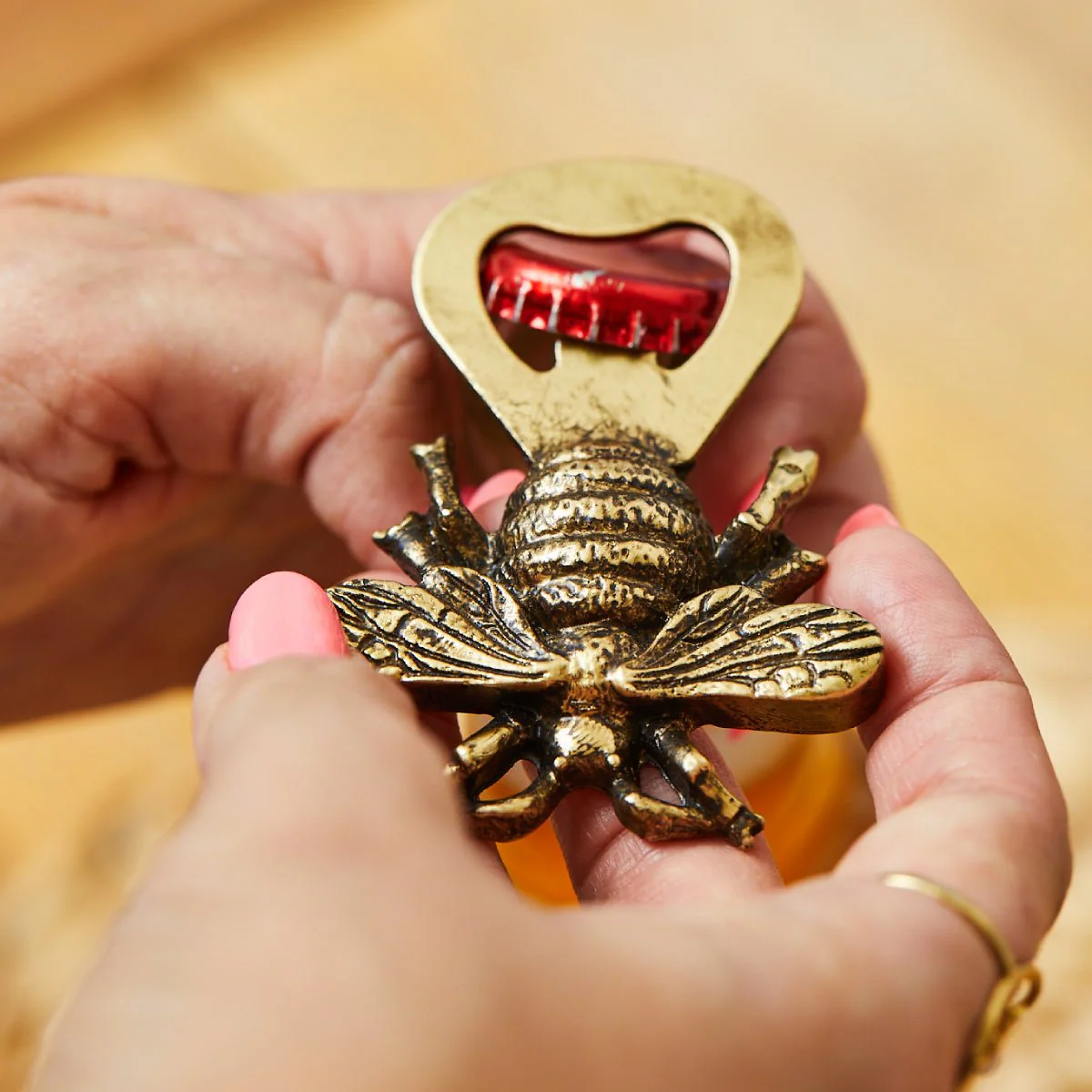 Sass and Belle Gold Bee Bottle Opener - Image 3