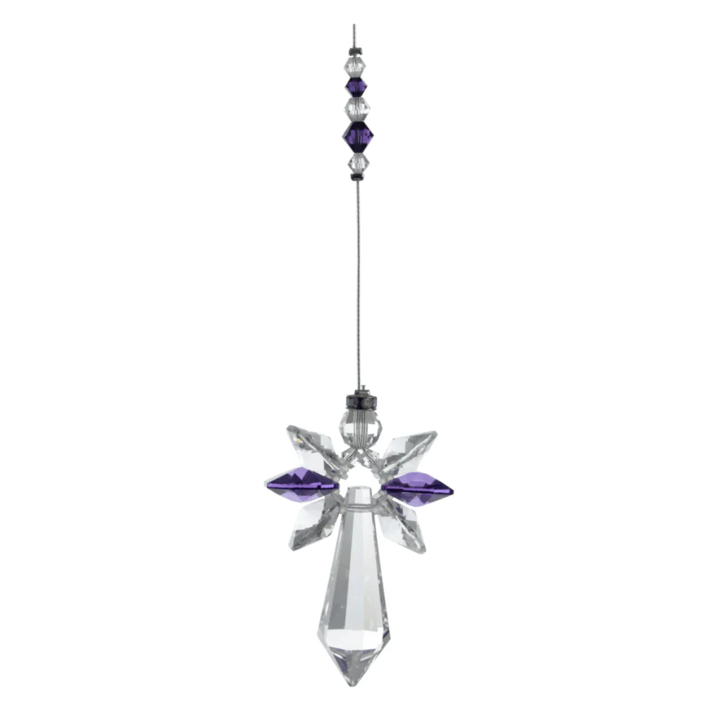 Wild Things Large Amethyst Guardian Angel – February Birthstone Gift