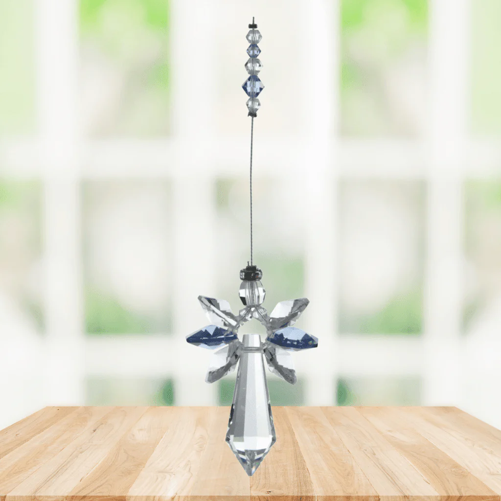 Wild Things Large Sapphire Guardian Angel ā September Birthstone Gift - Image 2