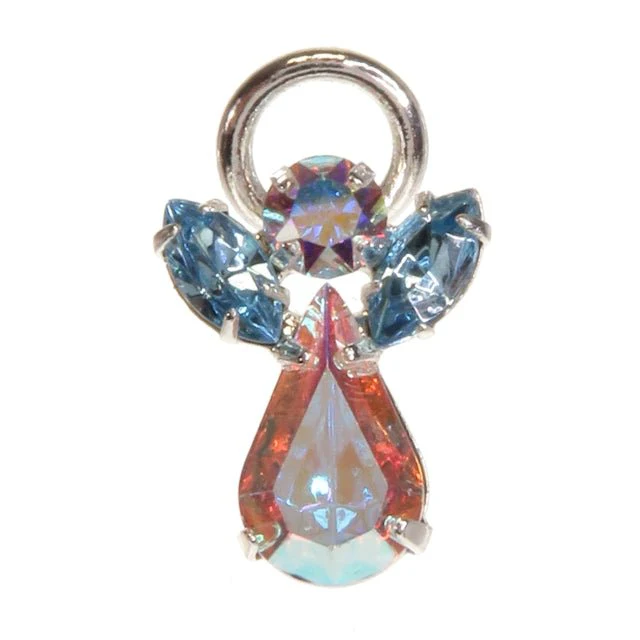 Wild Things Guardian Angel Pin - Aquamarine