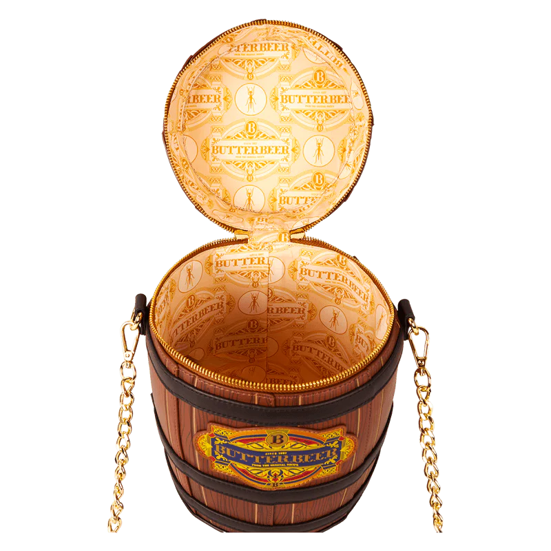 Loungefly Harry Potter Butterbeer Barrel Scented Figural Crossbody Bag - Image 6