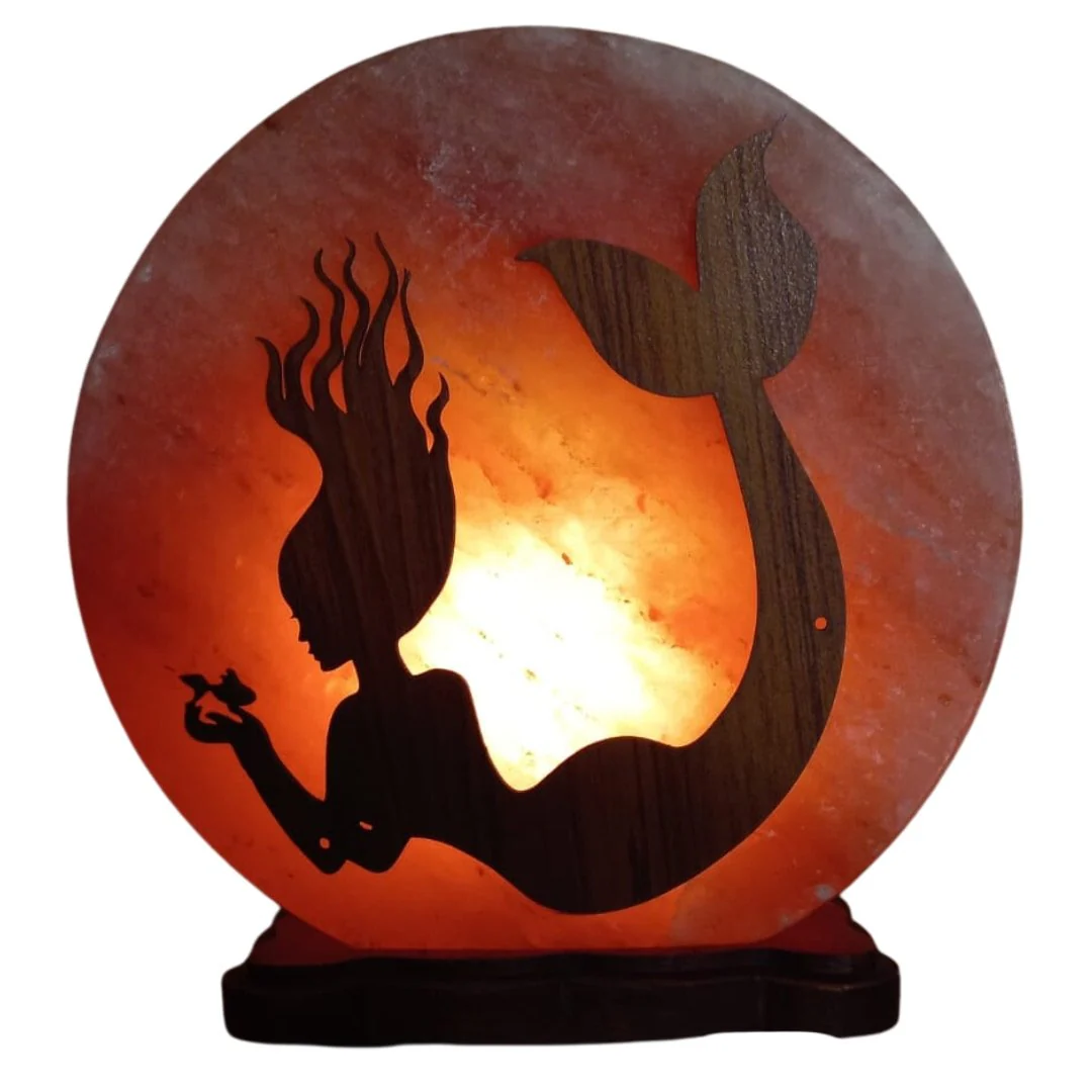 Himalayan Salt Lamp Crafted - Mermaid