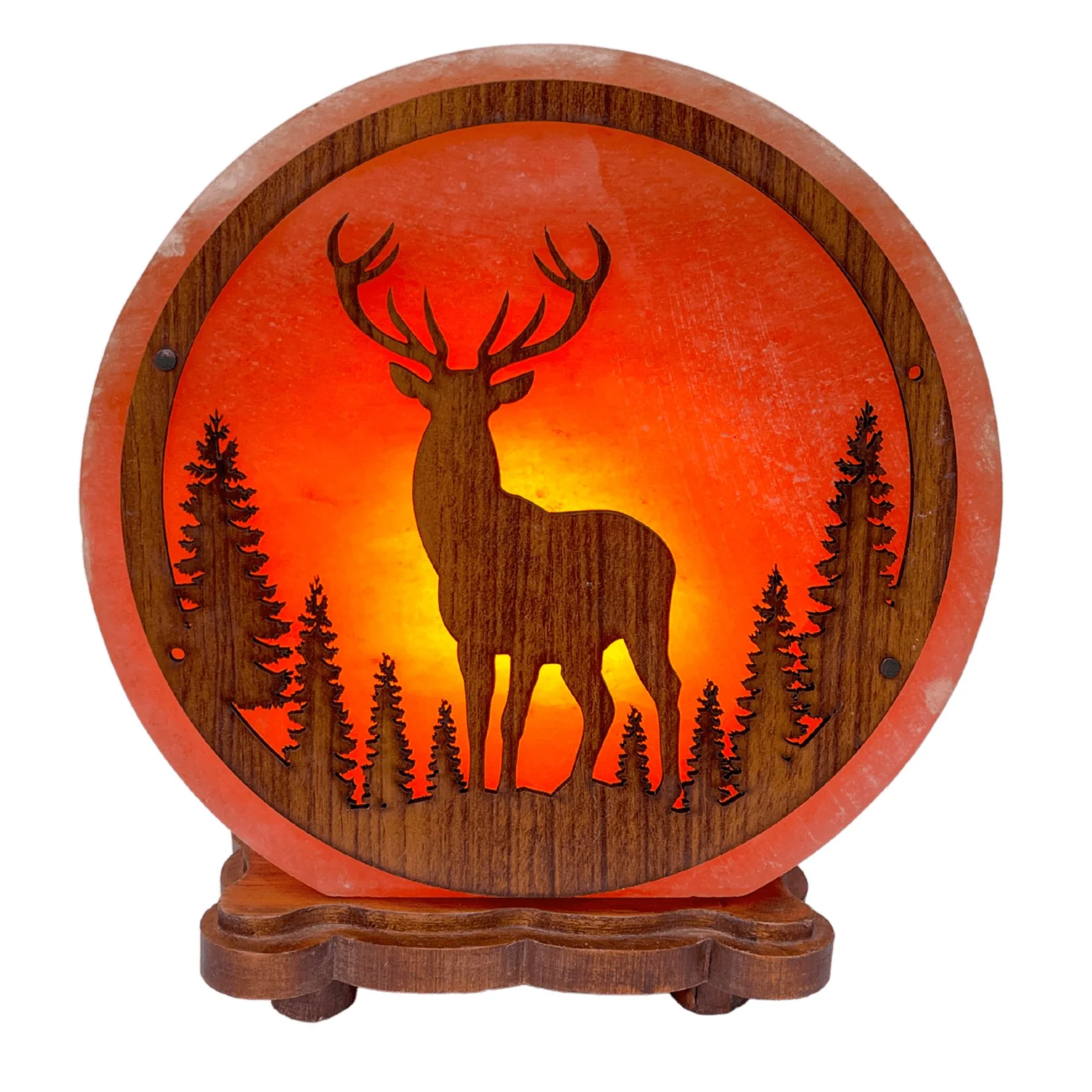 Himalayan Salt Lamp Crafted - Stag