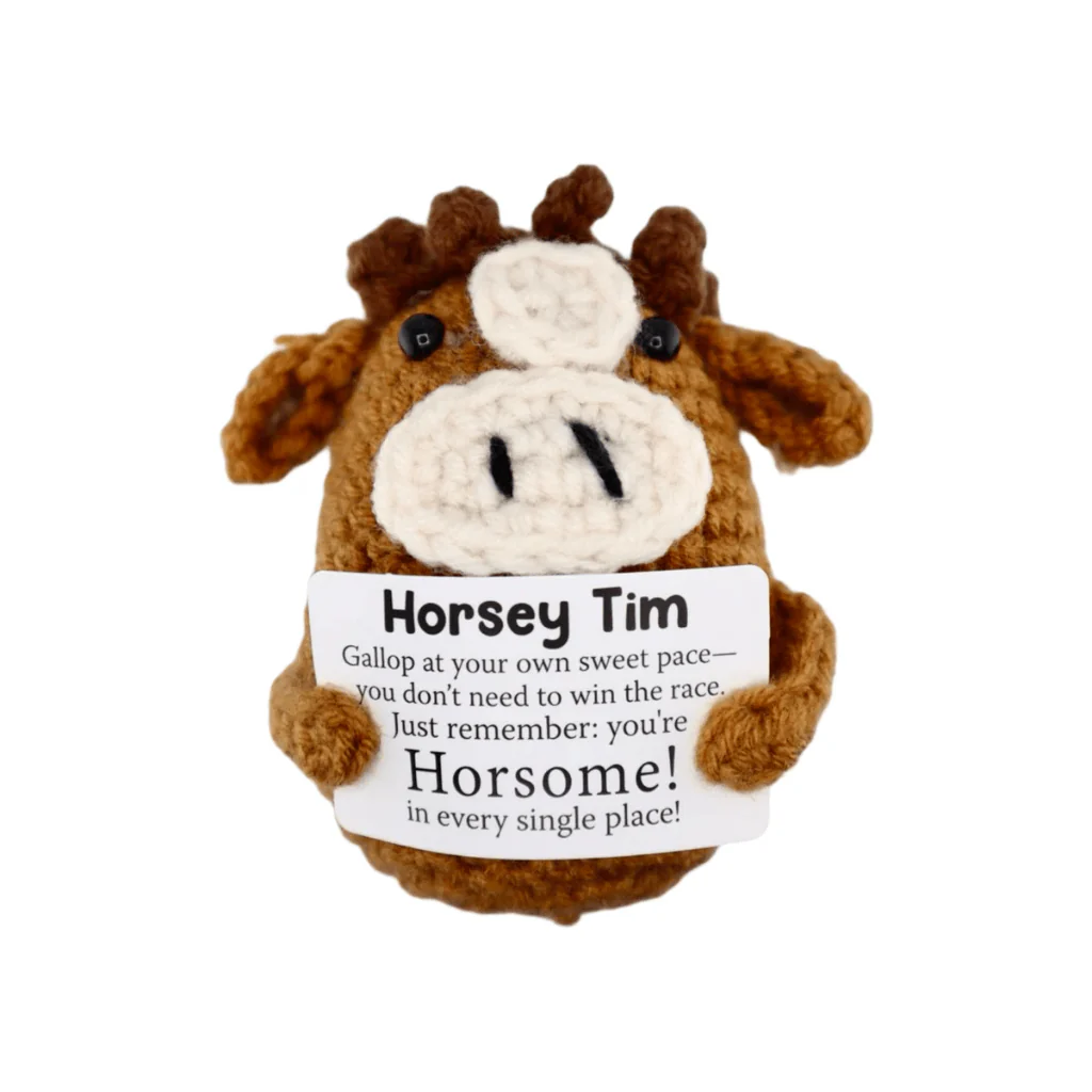 Horsey Tim Crochet Desk Decoration