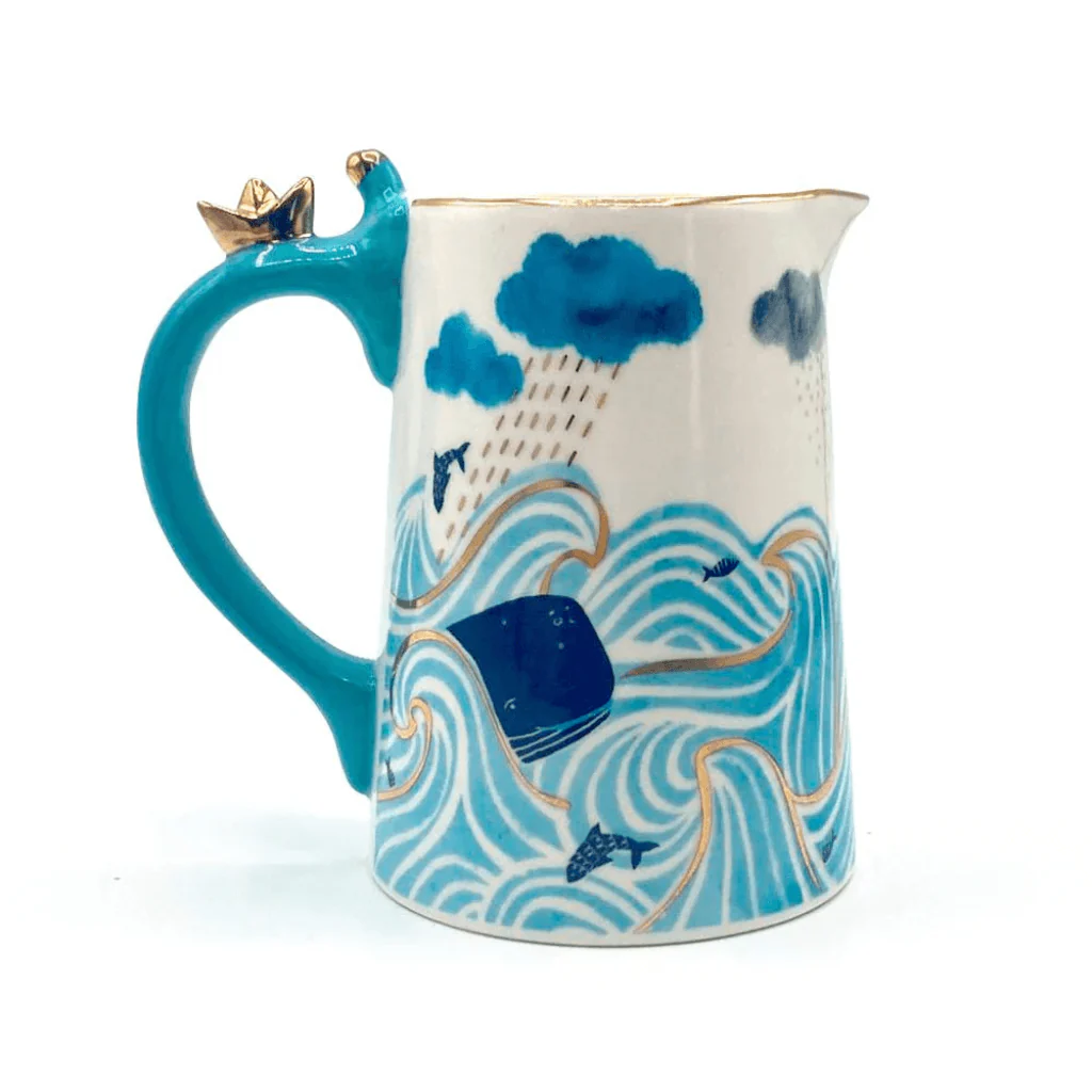 House of Disaster By The Sea Whale Jug - Image 3