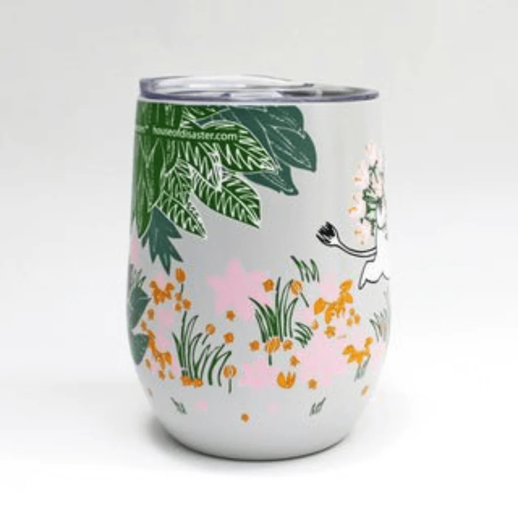House of Disaster Moomin Floral Keep Cup Tumbler 350ml - Image 2