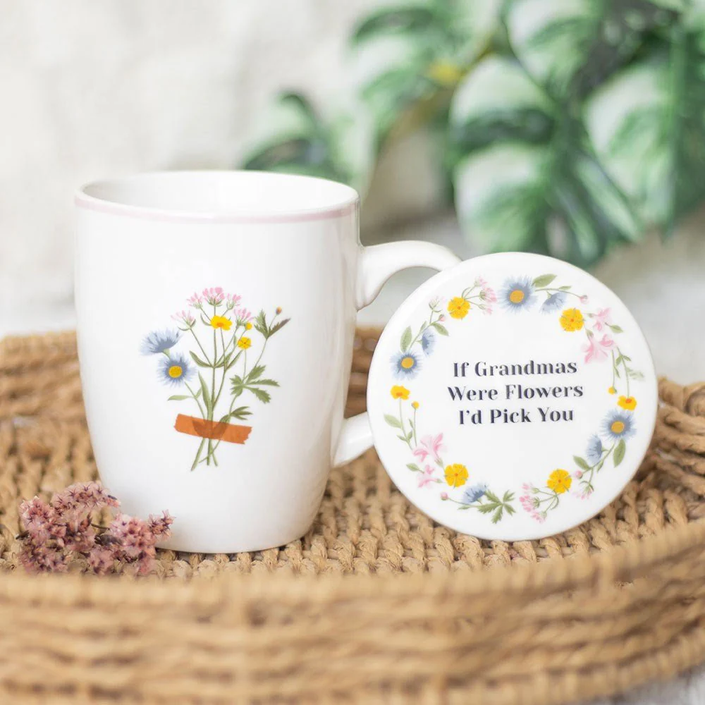 If Grandmas Were Flowers Floral Mug & Coaster Set - Image 5