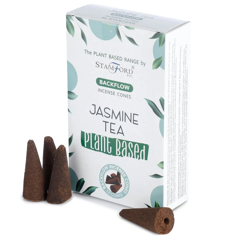 Stamford Jasmine Tea Plant Based Backflow Incense Cones