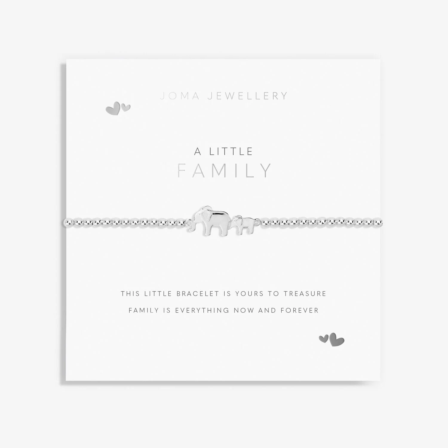Joma Jewellery - A Little 'Family Elephant' Bracelet