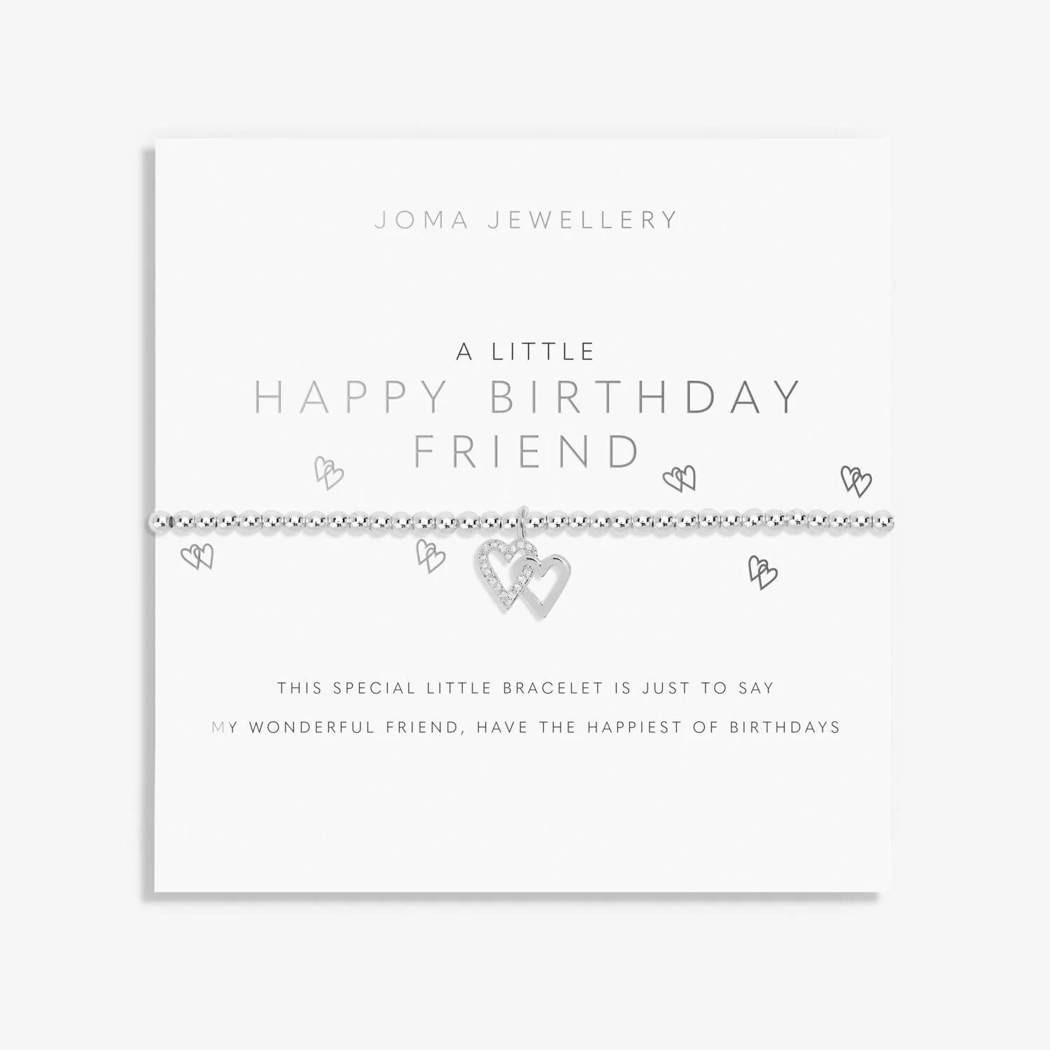 Joma Jewellery - A Little 'Happy Birthday Friend' Bracelet
