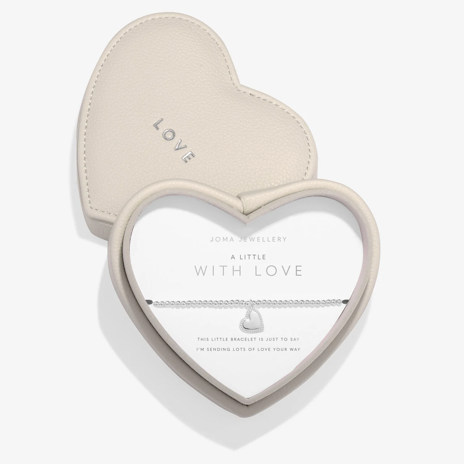 Joma Jewellery - A Little Heart Jewellery Box With Love - Image 3