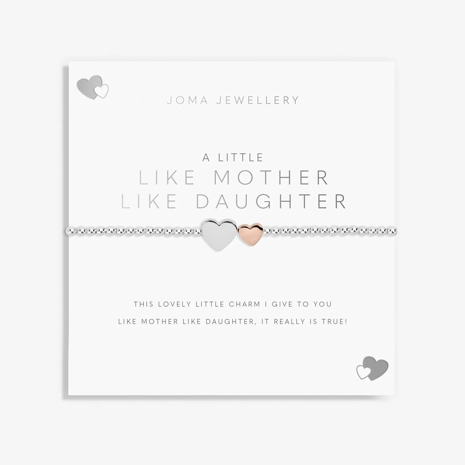 Joma Jewellery - A Little 'Like Mother Like Daughter' Bracelet