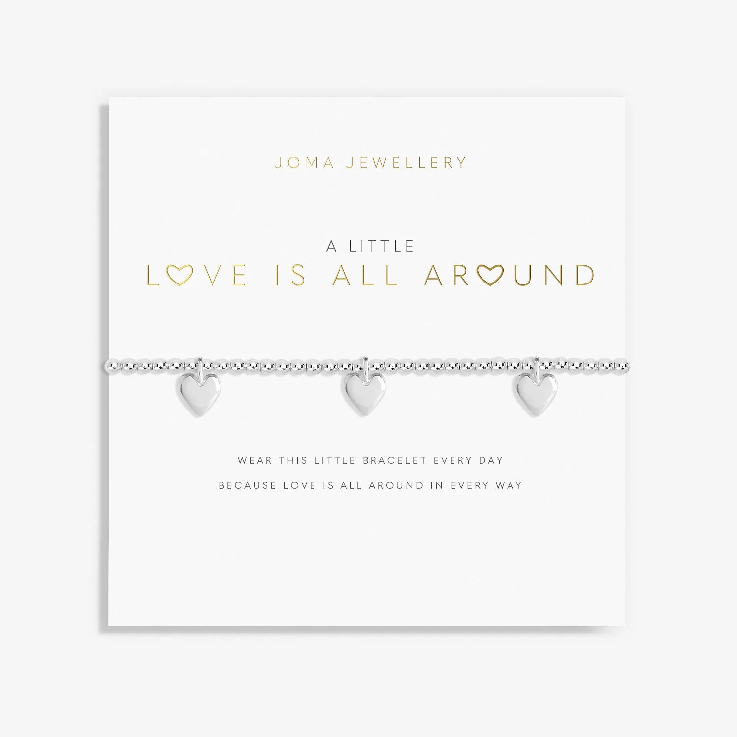 Joma Jewellery - A Little 'Love Is All Around' Bracelet
