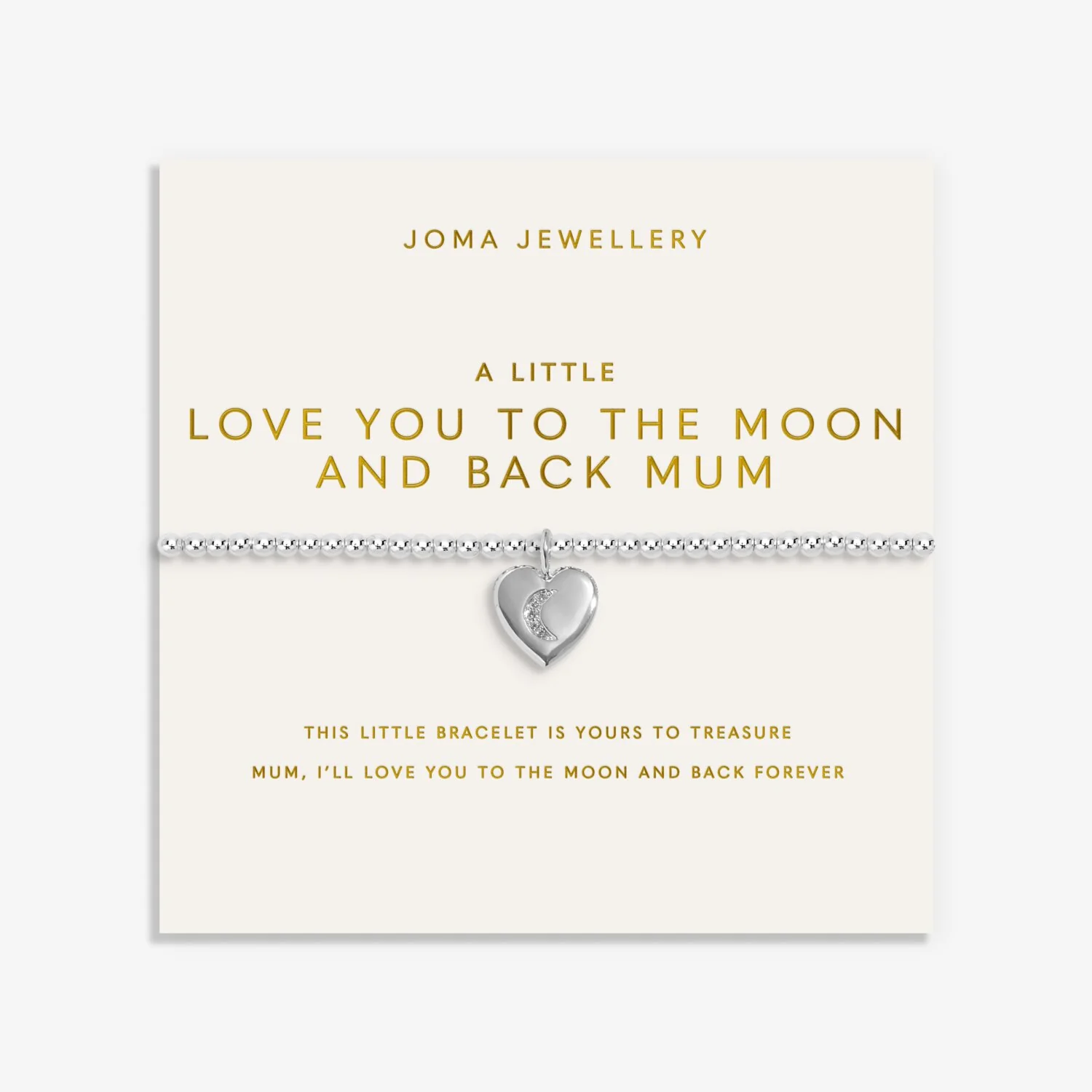 Joma Jewellery A Little Love You To The Moon & Back Mum Bracelet