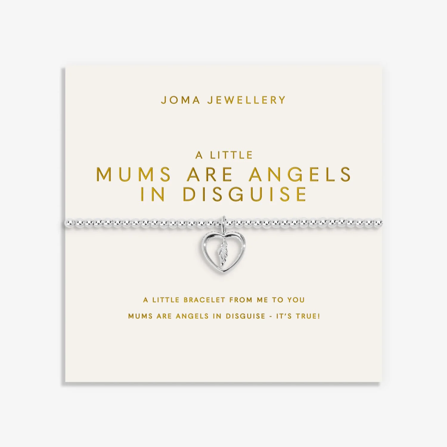Joma Jewellery A Little Mums Are Angels In Disguise Bracelet