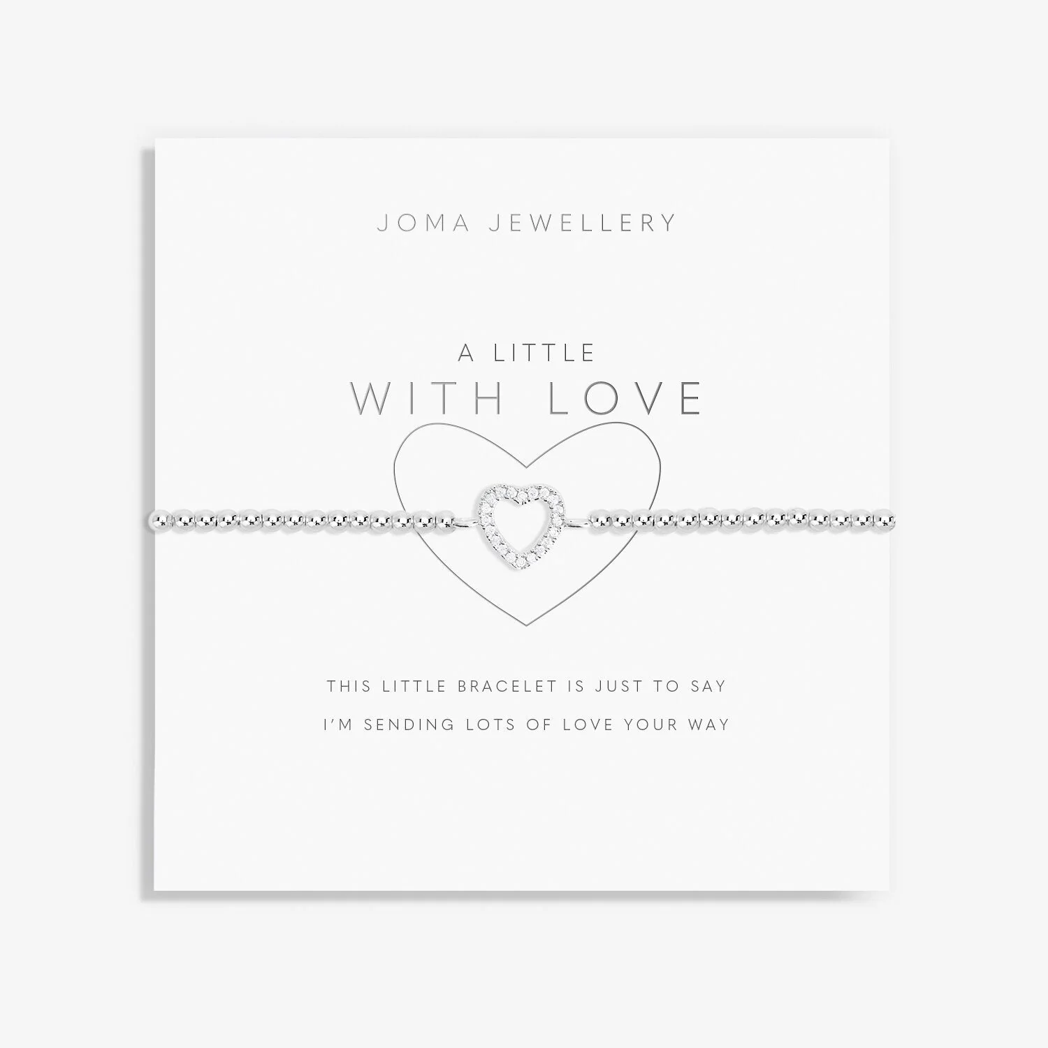 Joma Jewellery Bracelet - A Little 'With Love'