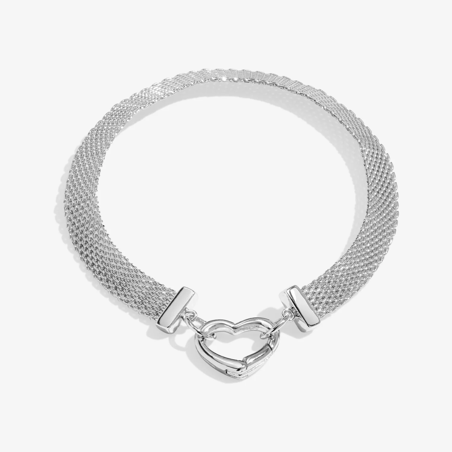 Joma Jewellery - Bracelet Bar Heart Clasp Bracelet