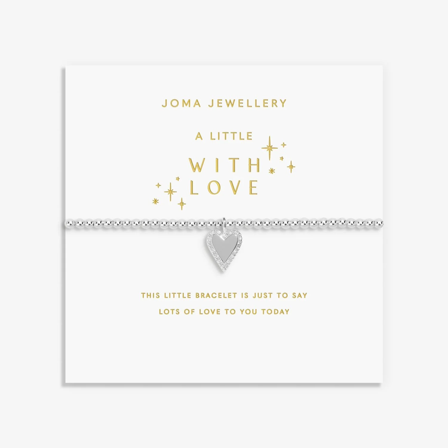Joma Jewellery - Christmas A Little 'With Love' Bracelet