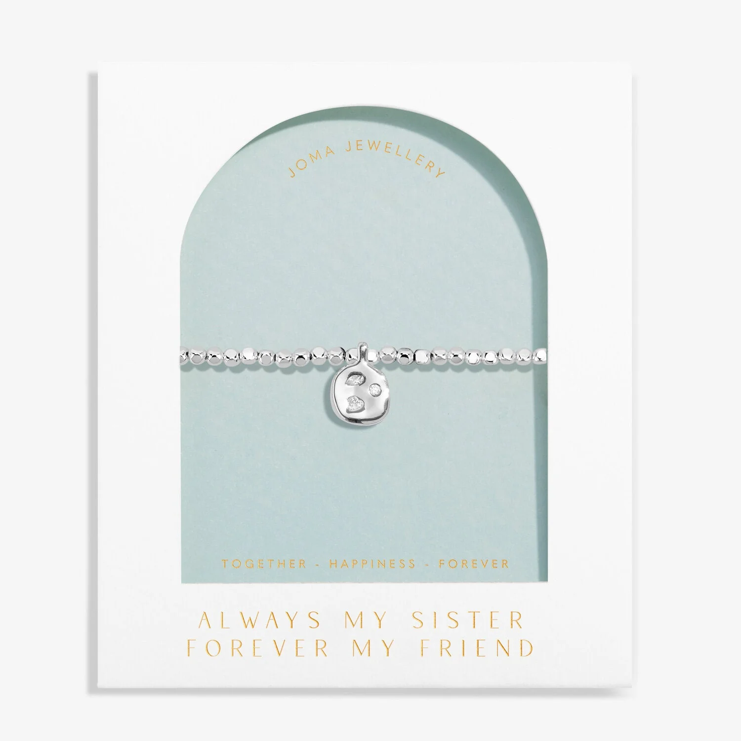 Joma Jewellery - Dolce Vita 'Always My Sister Forever My Friend' Bracelet