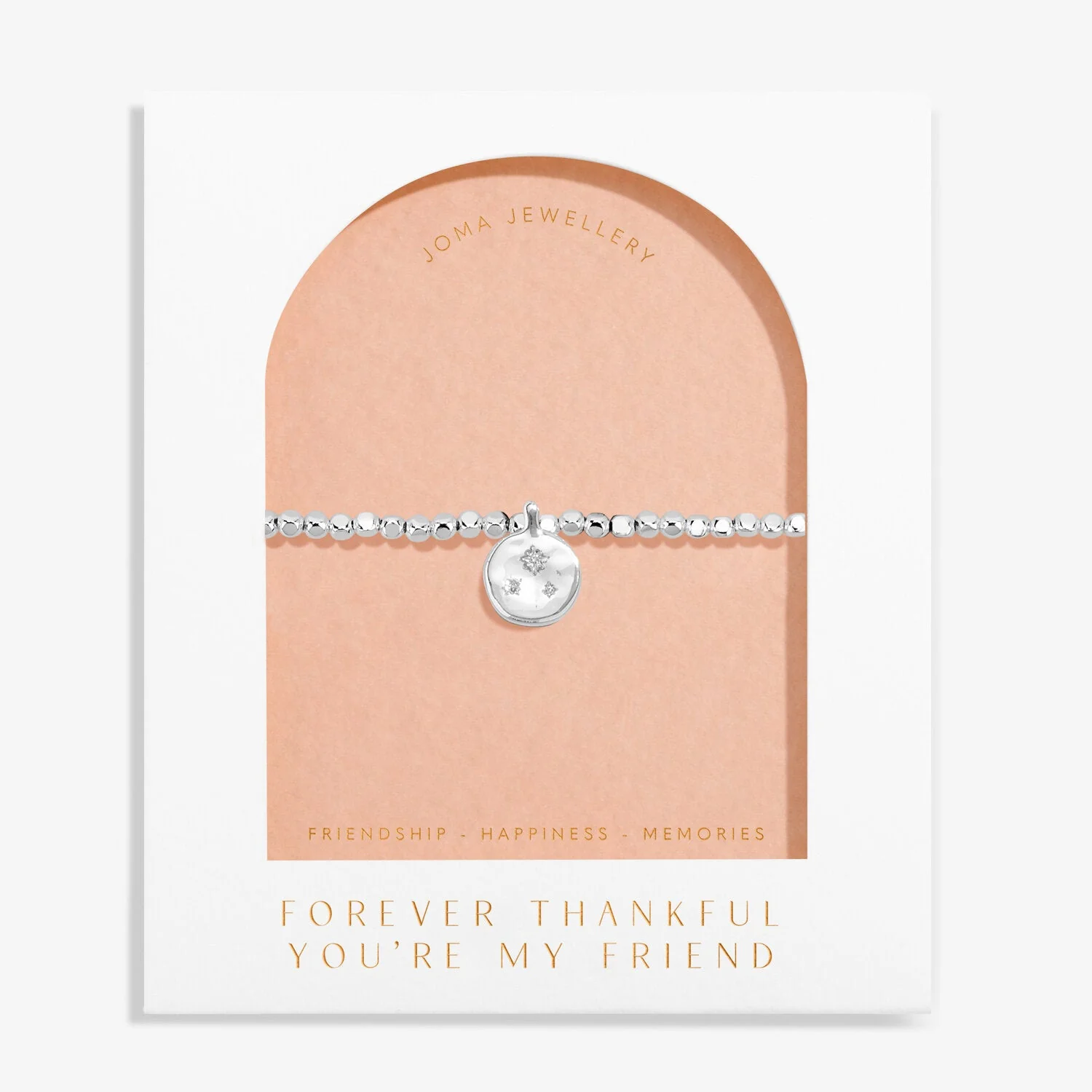 Joma Jewellery - Dolce Vita 'Forever Thankful You're My Friend' Bracelet