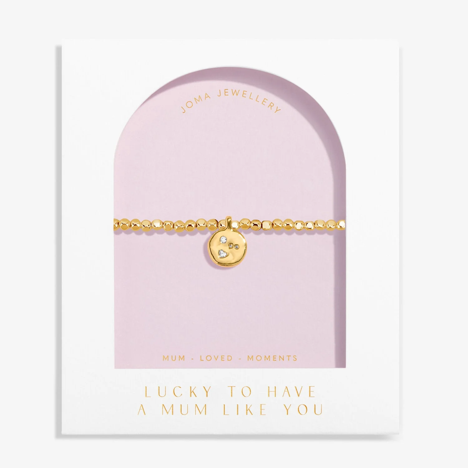 Joma Jewellery - Dolce Vita 'Lucky To Have A Mum Like You' Bracelet