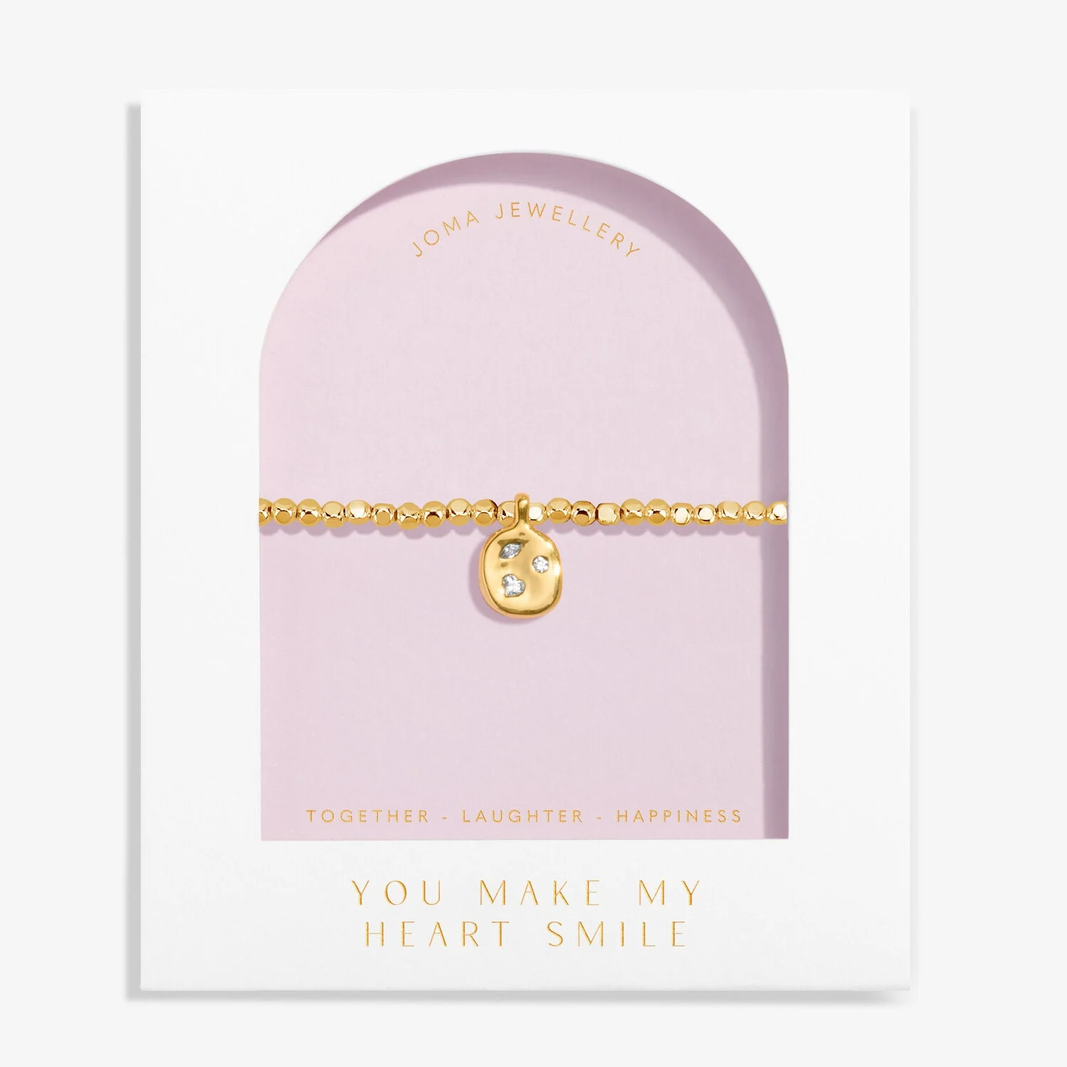 Joma Jewellery - Dolce Vita 'You Make My Heart Smile' Bracelet