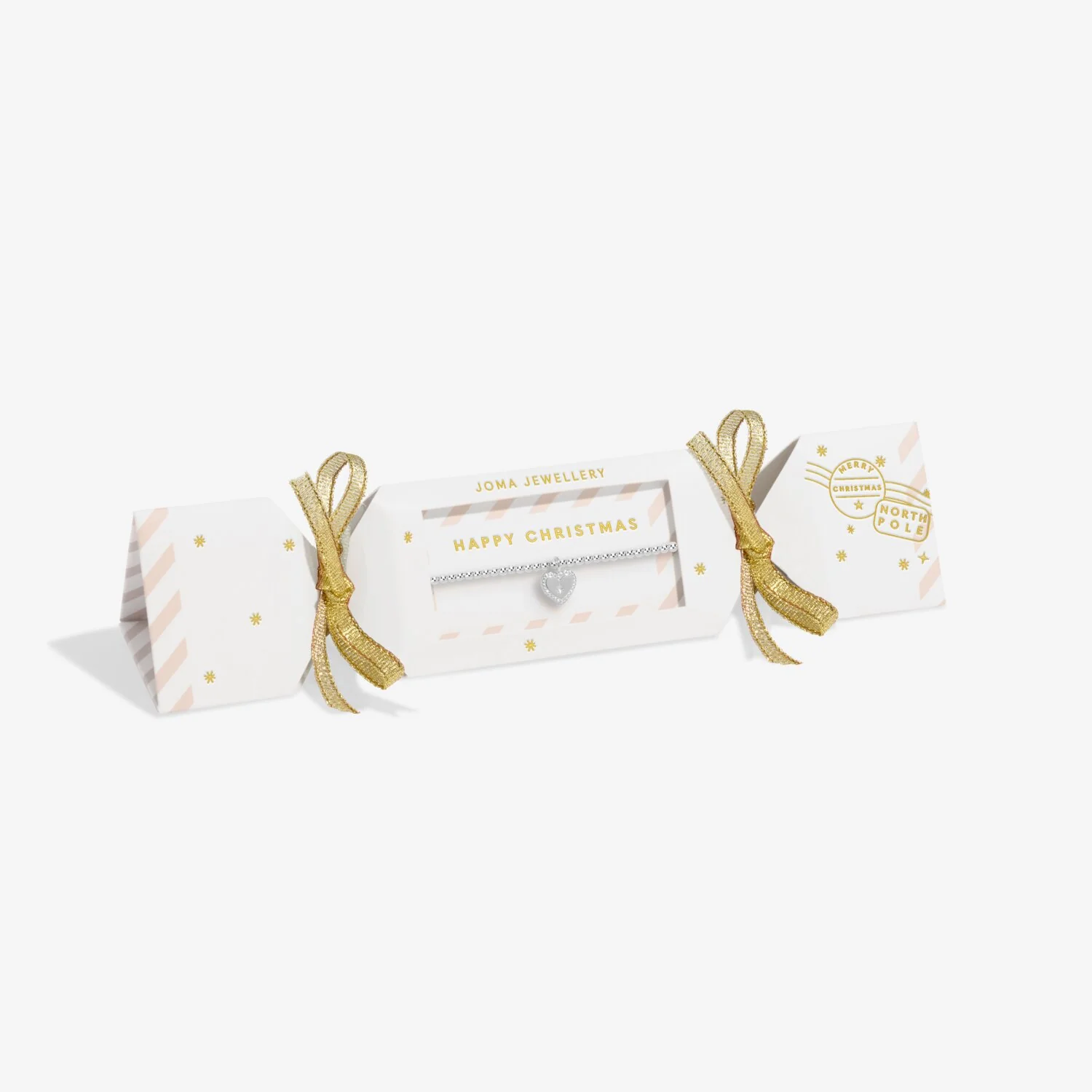 Joma Jewellery - Kids' Christmas Cracker 'Happy Christmas' Bracelet