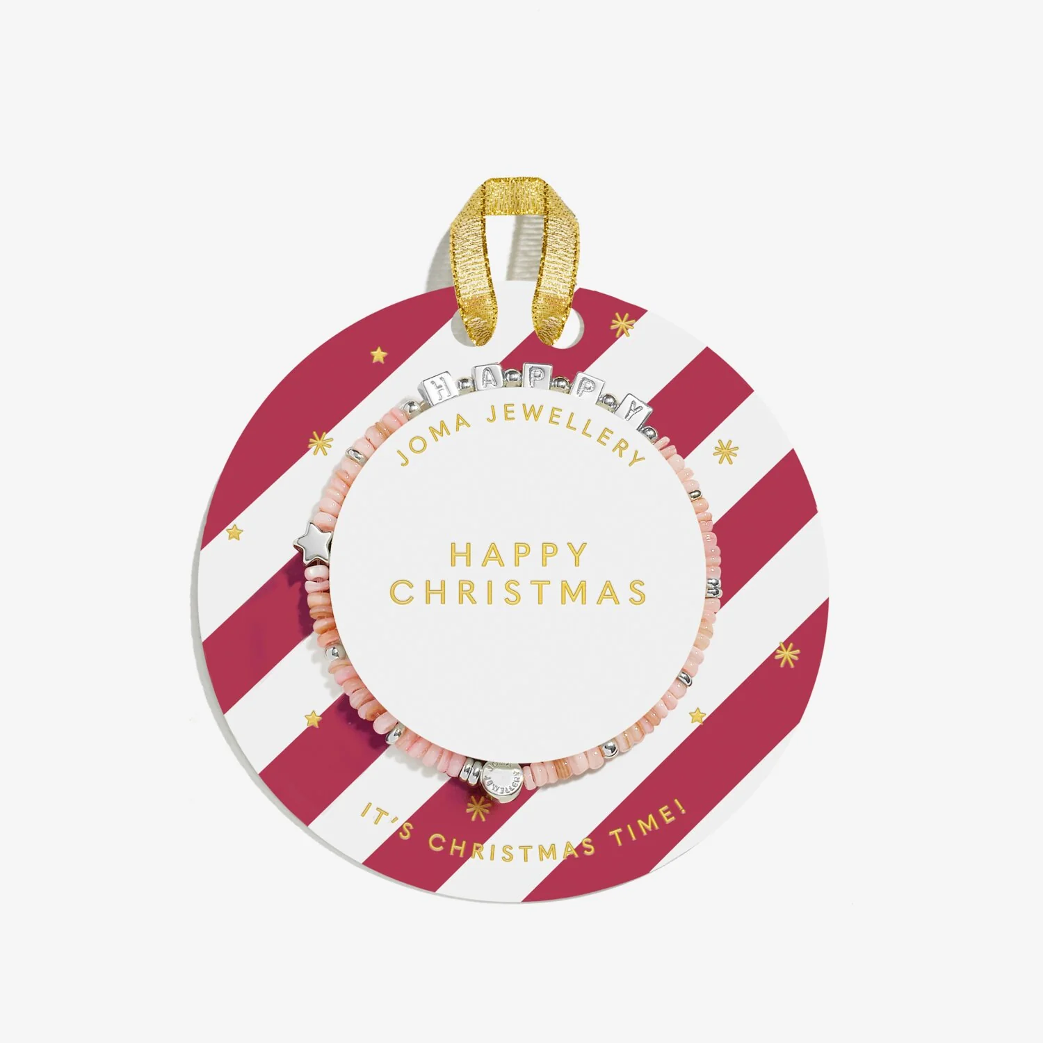 Joma Jewellery - Kids' Happy Little Moments 'Happy Christmas' Bracelet