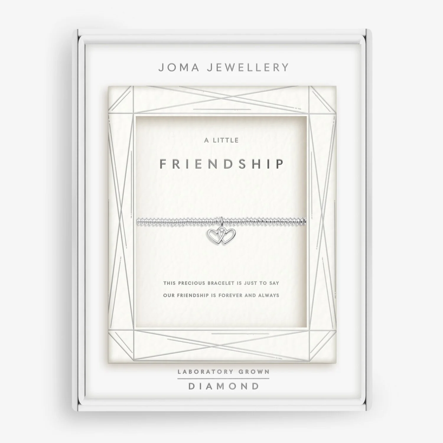 Joma Jewellery - Laboratory Grown Diamond A Little 'Friendship' Bracelet