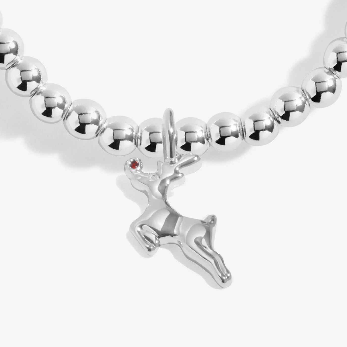 Joma Jewellery - Love From Santa 'Rudolph The Reindeer' Bracelet - Image 3