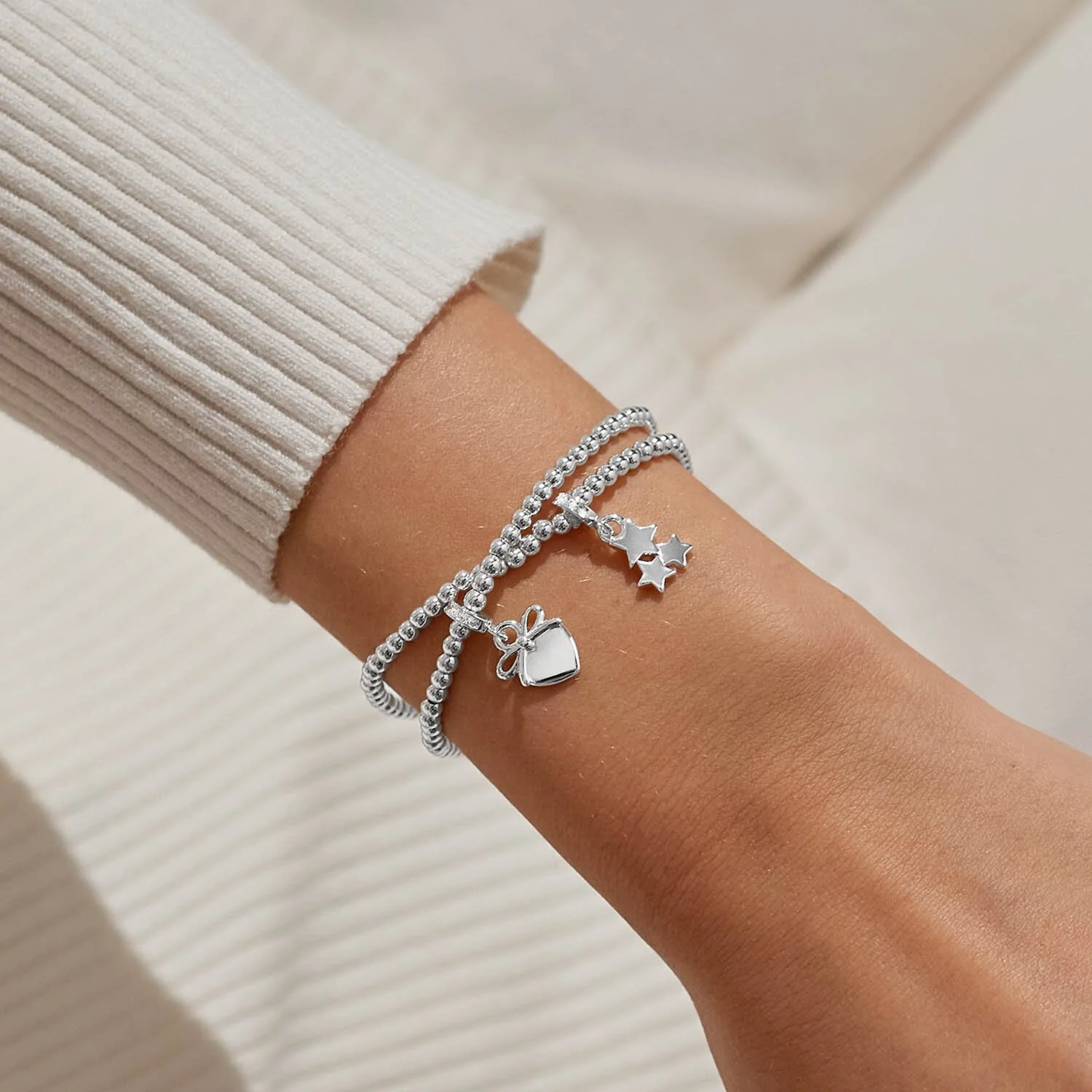 Joma Jewellery - 'Merry Christmas' Linked Infinity Bracelets - Image 4
