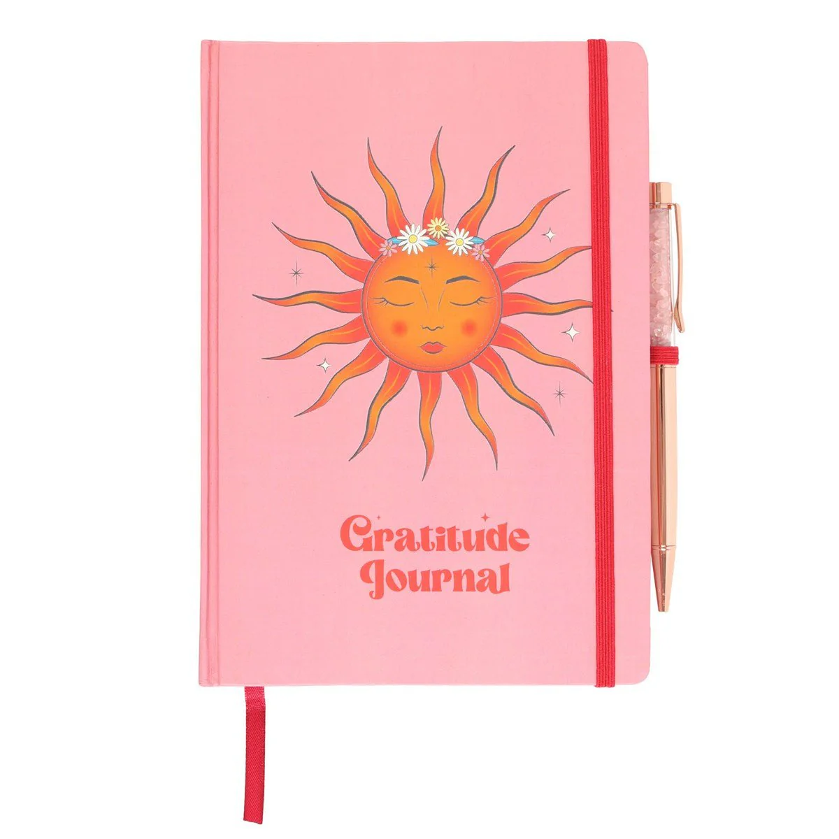 Journal With Crystal Pen - Gratitude