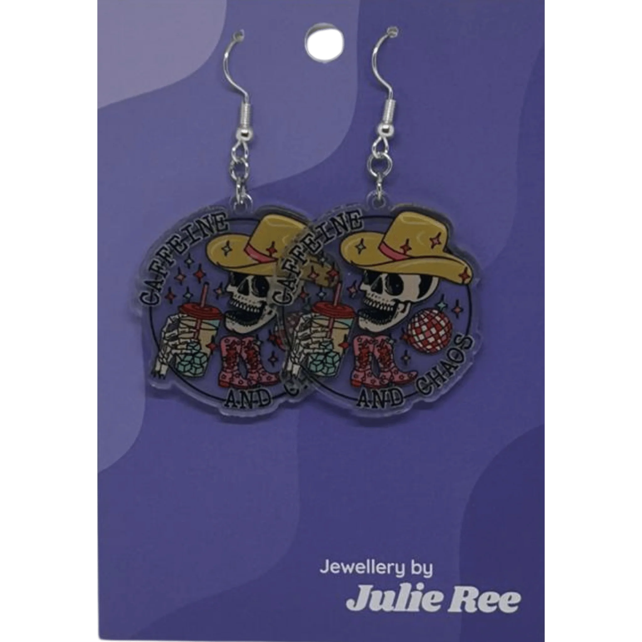 Julie Ree Earrings - Caffeine And Chaos