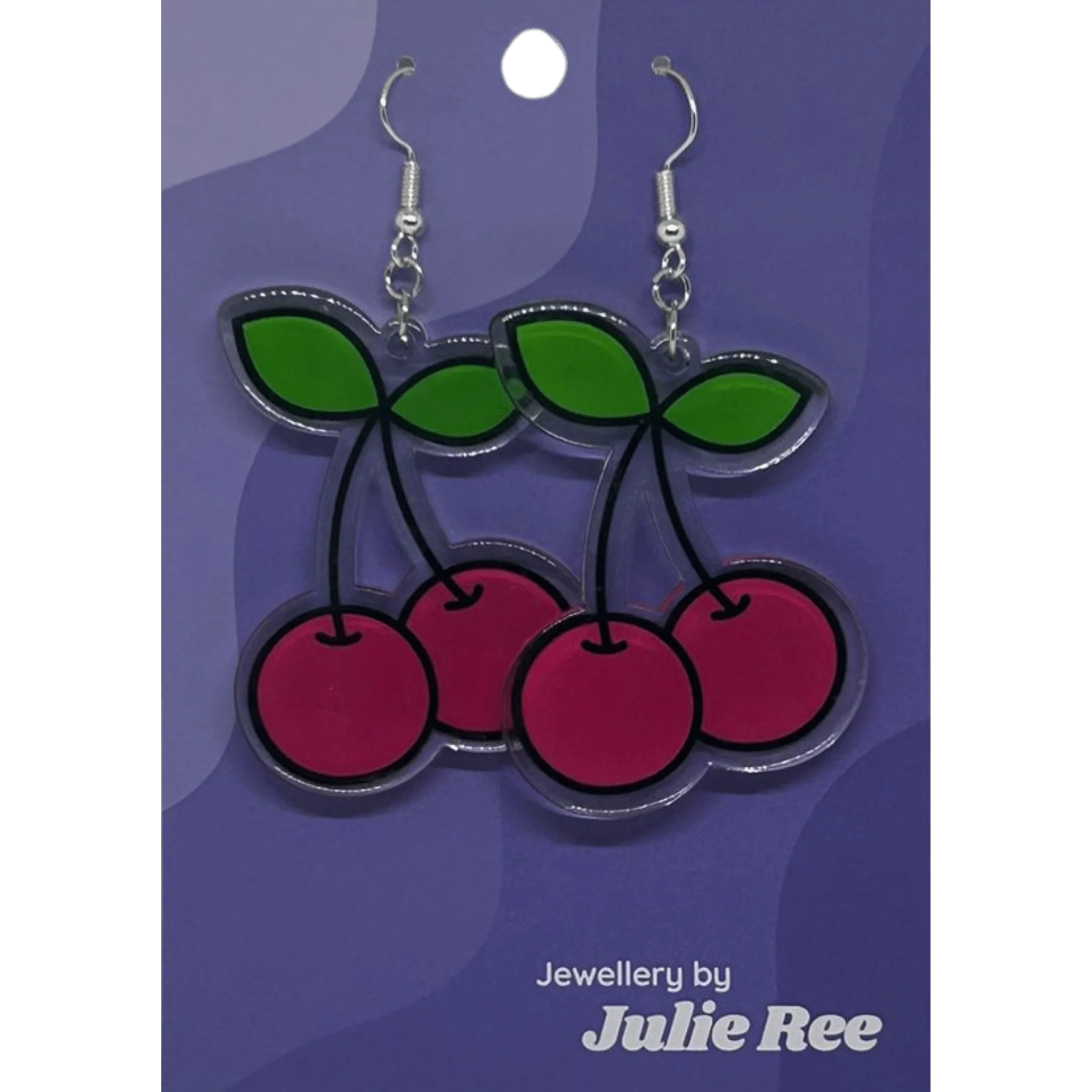 Julie Ree Earrings - Cherry