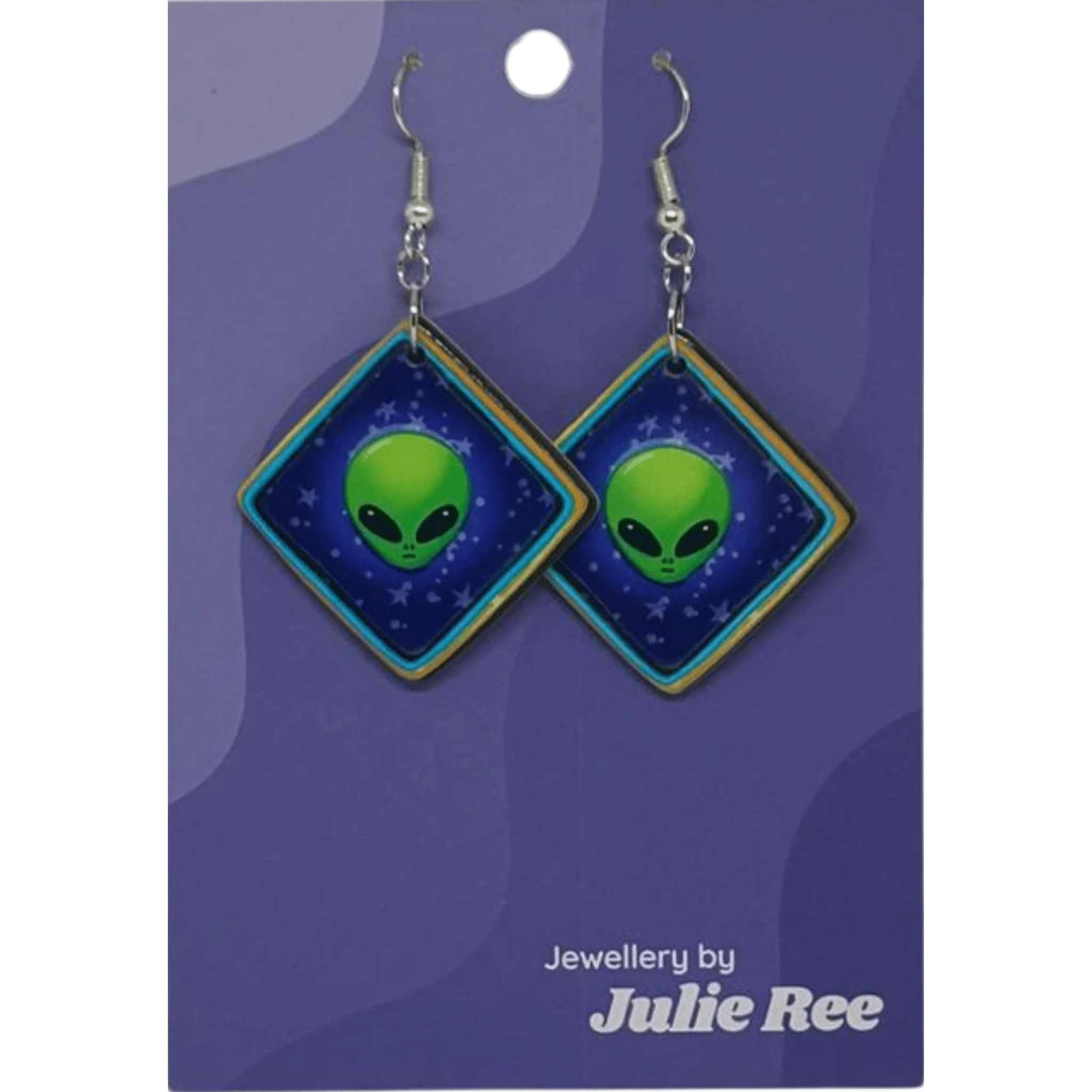 Julie Ree Earrings - Diamond Alien