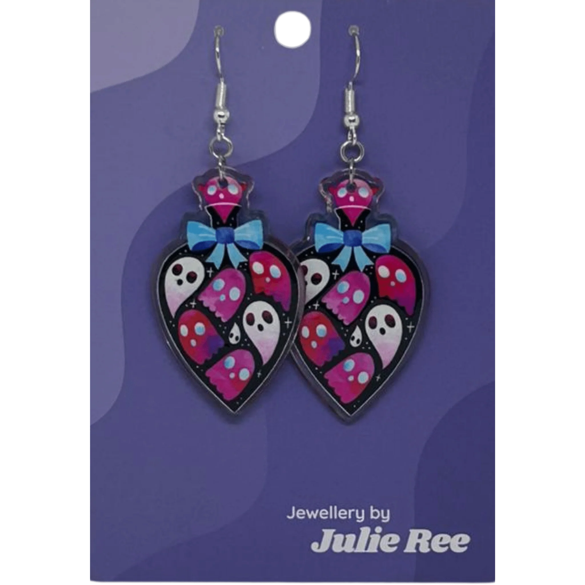 Julie Ree Earrings - Ghost Potion