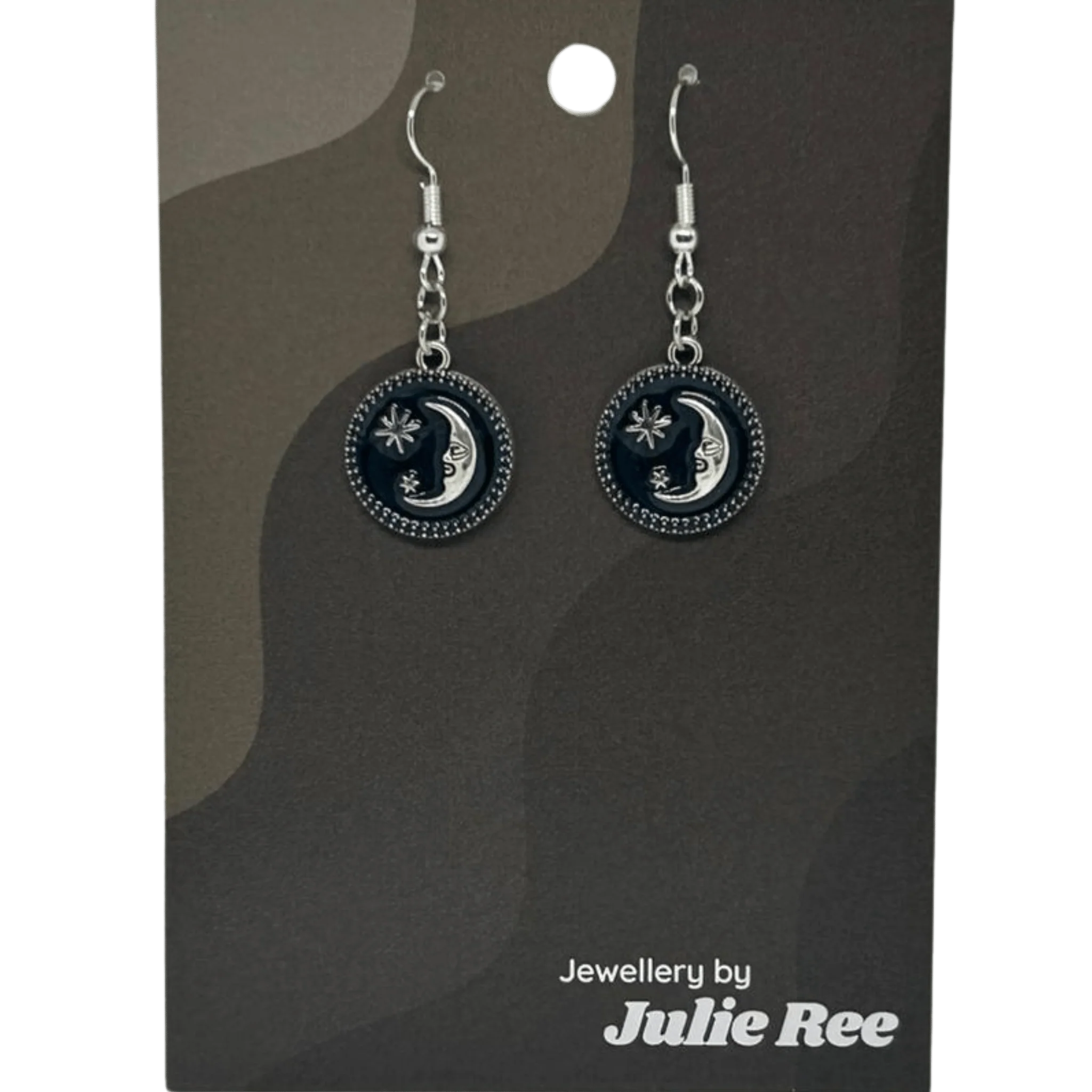 Julie Ree Earrings - Moon & Stars