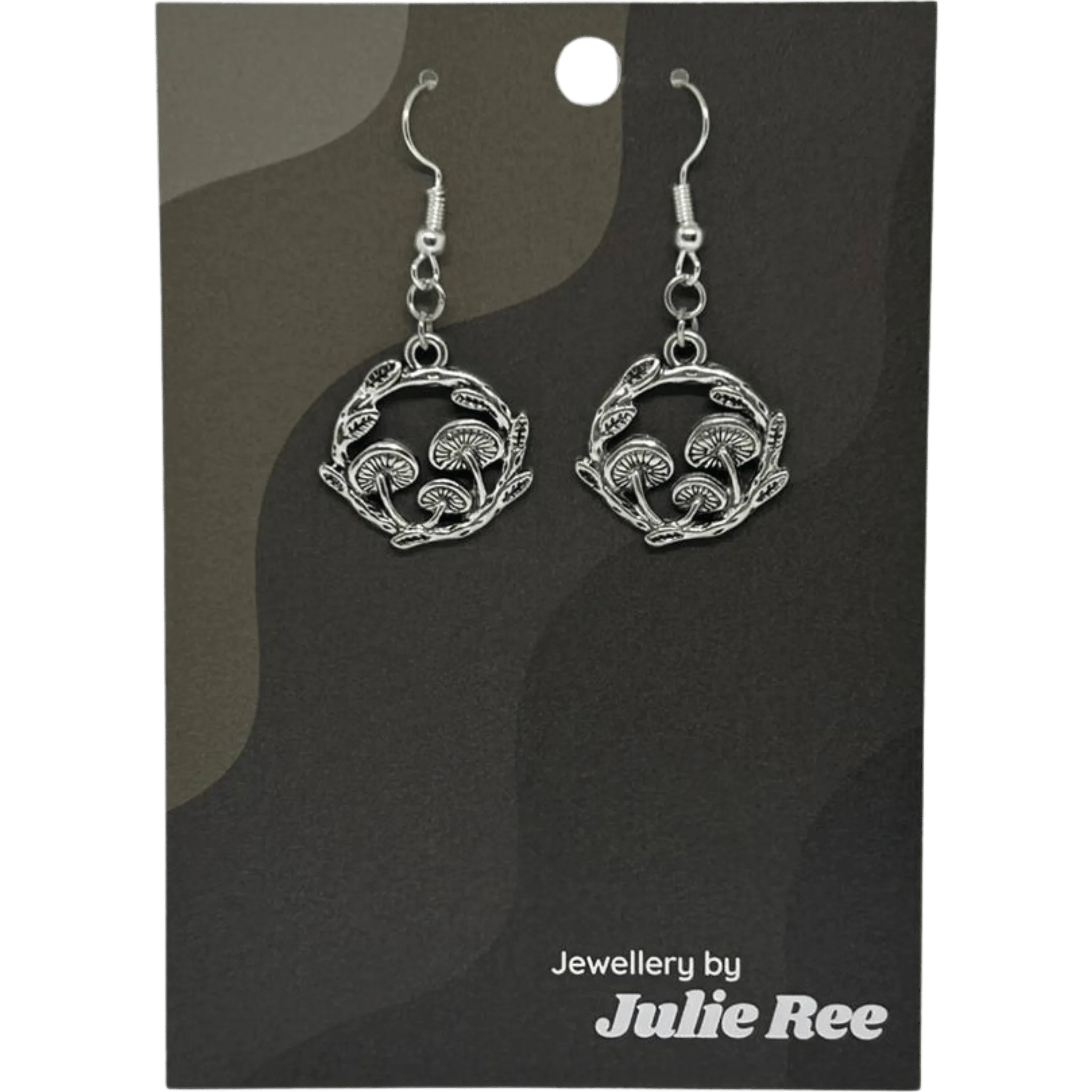 Julie Ree Earrings - Mushroom Circle