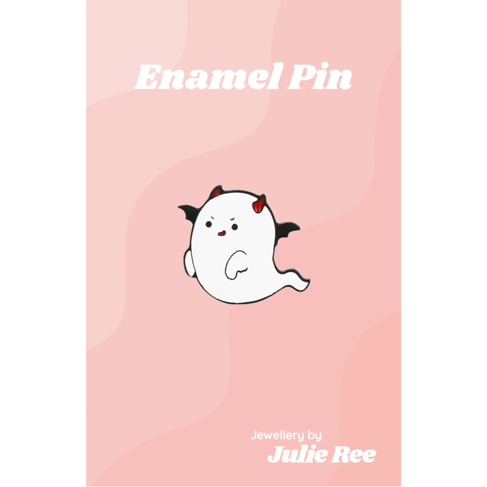 Julie Ree Enamel Pin - Devil Ghost