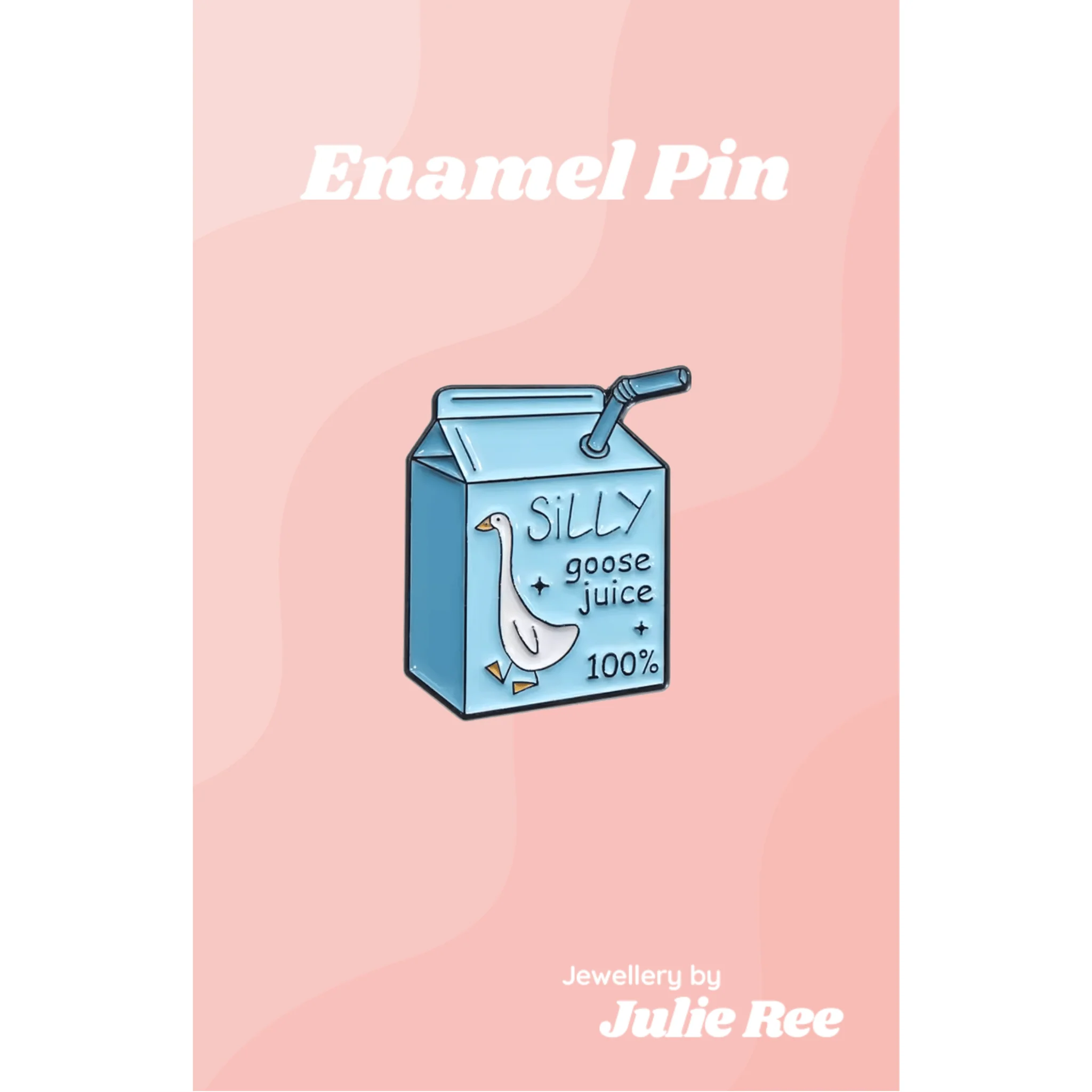 Julie Ree Enamel Pin - Silly Goose Juice