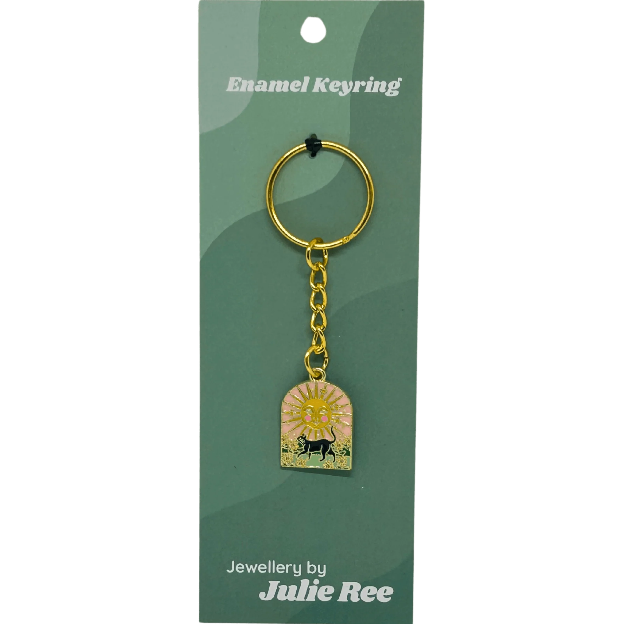 Sun & Cat Tarot Keyring – Jewellery By Julie Ree