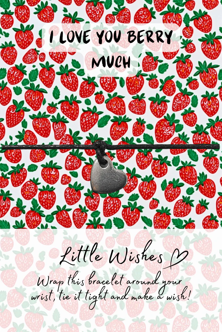 Julie Ree Little Wishes Bracelet - Berry Much