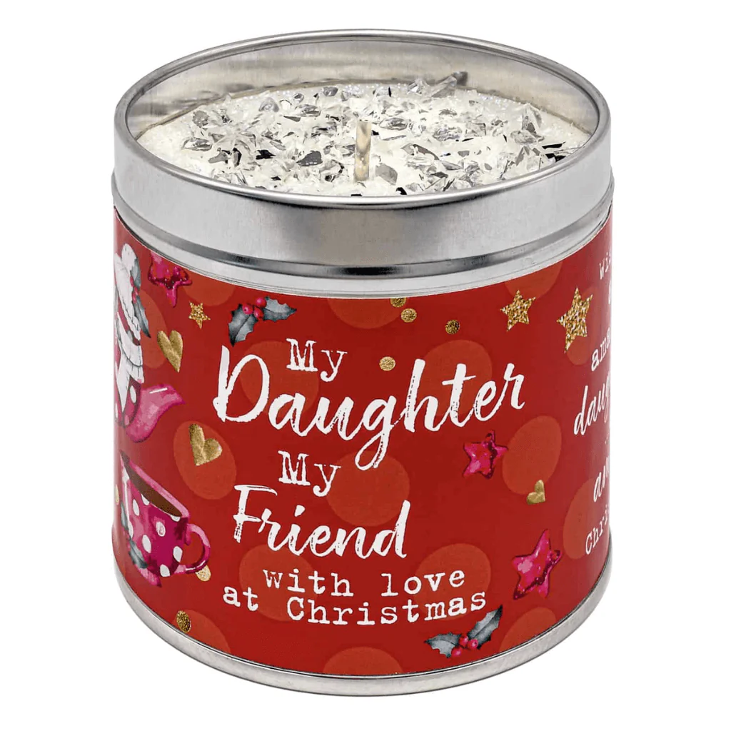 Just Because Festive Candles - My Daughter, My Friend