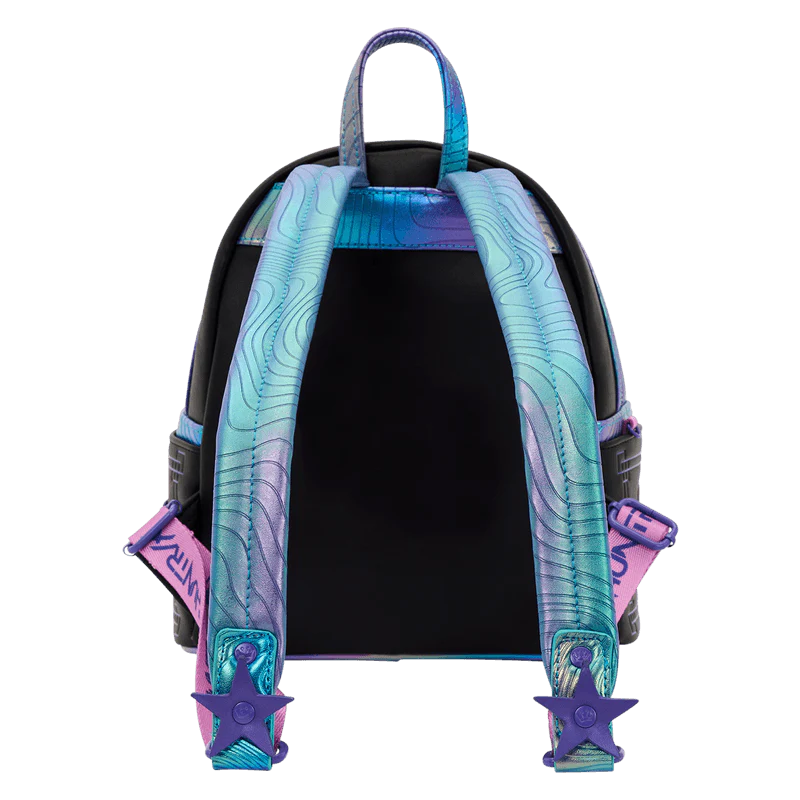 Loungefly K-Pop Demon Hunters HUNTR/X Mini Backpack with Photo Card Charm - Image 4